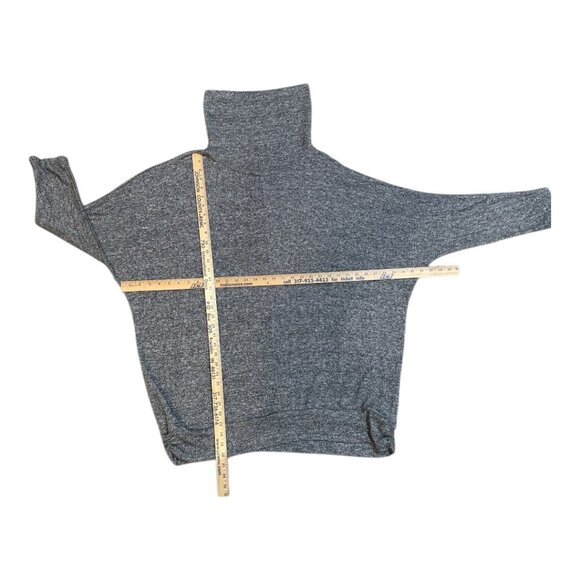 Lane Bryant Gray Sparkly Lightweight Long Sleeve Knit Tunic Women's Size 26-28 - Picture 8 of 8